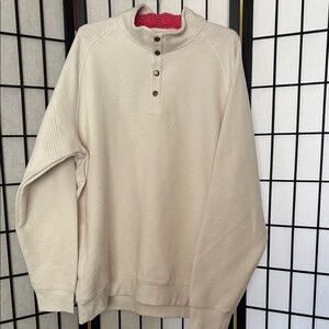 NWT Goodfellow & Co Cream Crewneck pullover sz: XXL